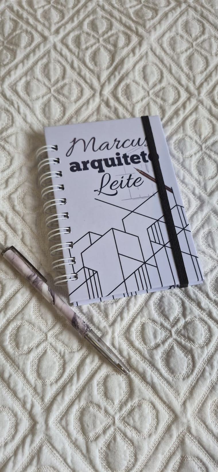 Caderno Marcus Leite, trabalho da Scripta