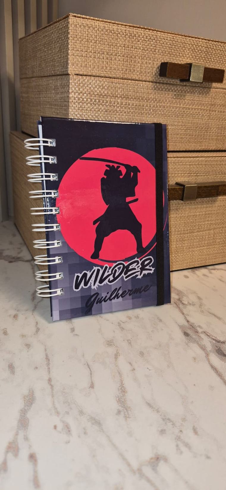 Caderno Wilder Guilherme, trabalho da Scripta