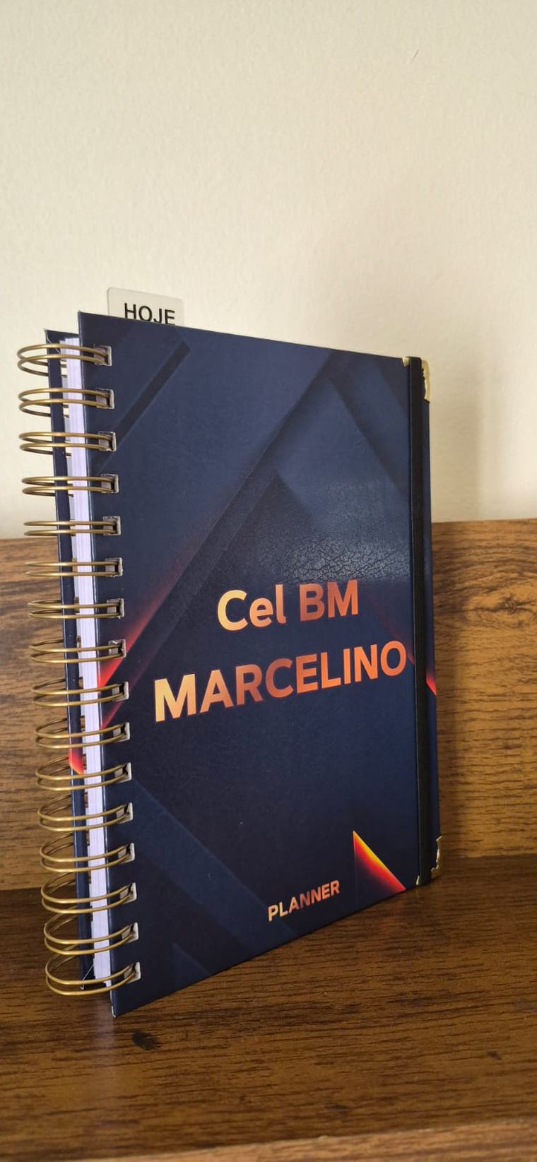 Planner Cel BM Marcelino, trabalho da Scripta